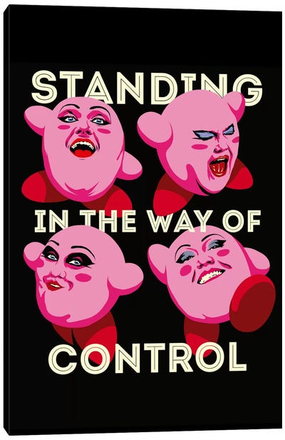 Standing in The Way of Control Canvas Art Print - Butcher Billy