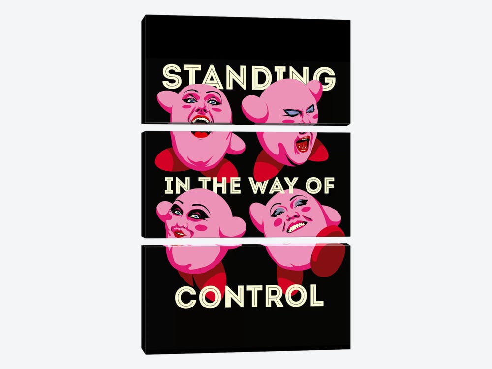 Standing in The Way of Control by Butcher Billy 3-piece Canvas Artwork