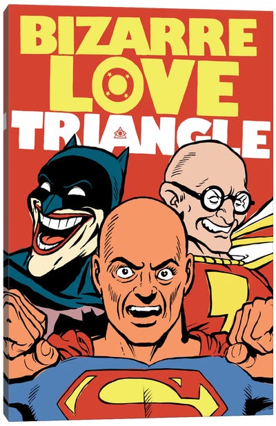 Bizarre Love Triangle Canvas Art Print - The Joker