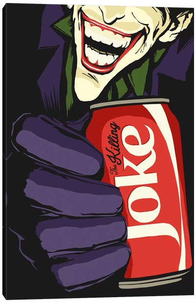 The Killing Joke Canvas Art Print - Comic Book Character Art