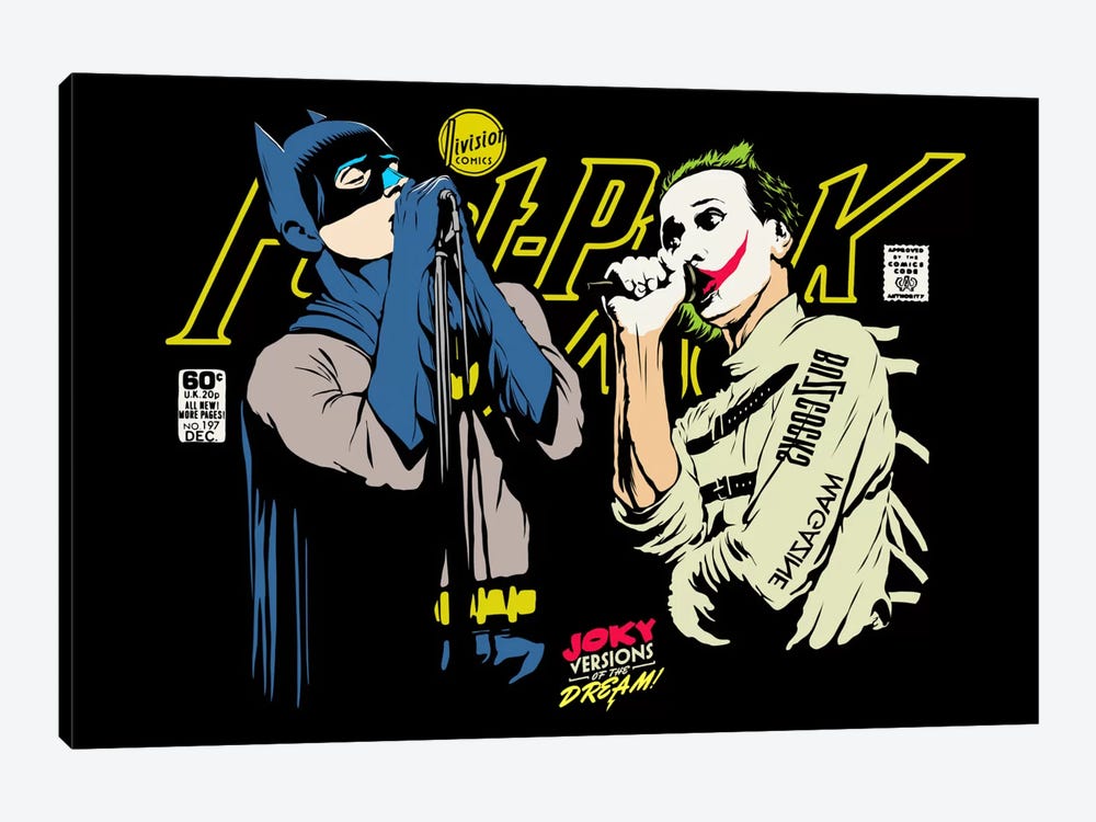 The Post-Punk Face-Off by Butcher Billy 1-piece Canvas Art