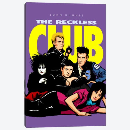 The Reckless Club Canvas Print #BBY84} by Butcher Billy Canvas Art