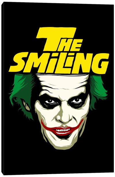 The Smiling Canvas Art Print - Jack Torrance