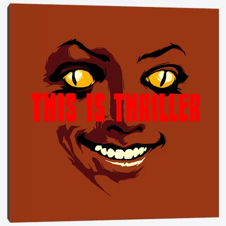 This Is Thriller - Part 1 Canvas Print #BBY88} by Butcher Billy Art Print