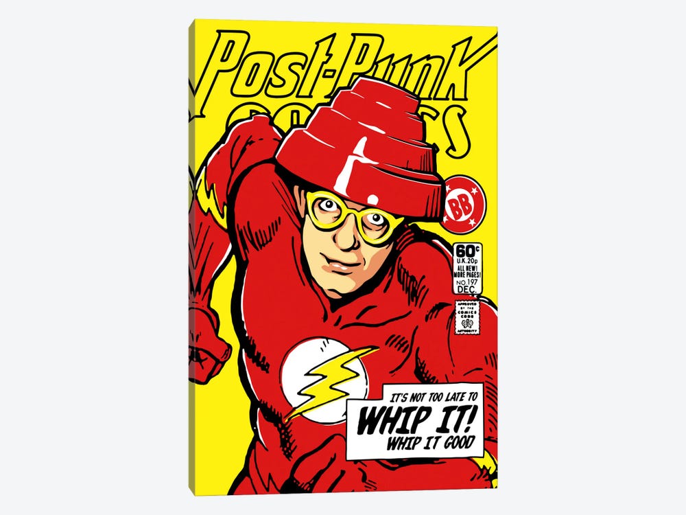 Post-Punk Comics - Whip It by Butcher Billy 1-piece Canvas Wall Art