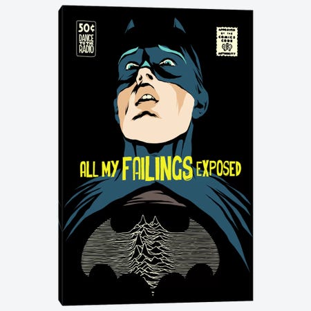 Post-Punk Failings Exposed Canvas Print #BBY96} by Butcher Billy Art Print