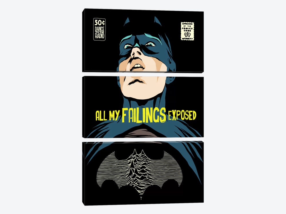 Post-Punk Failings Exposed by Butcher Billy 3-piece Canvas Artwork