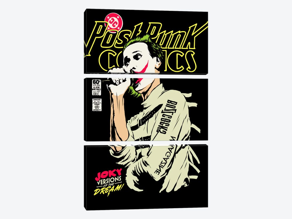 Post-Punk Joky Versions of the Dream by Butcher Billy 3-piece Canvas Print