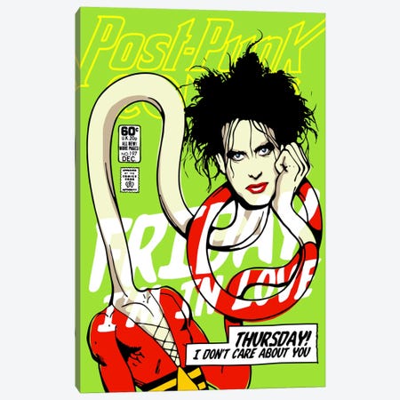 Post-Punk Plastic Canvas Print #BBY98} by Butcher Billy Canvas Artwork