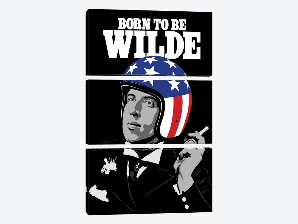 Born To Be Wilde by Butcher Billy 3-piece Canvas Artwork