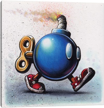 Bob-omb Canvas Art Print - Super Mario Bros