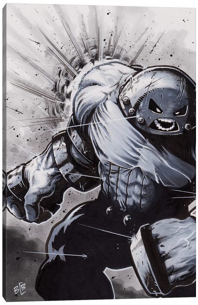 Juggernaut Canvas Art Print - Comic Book Art