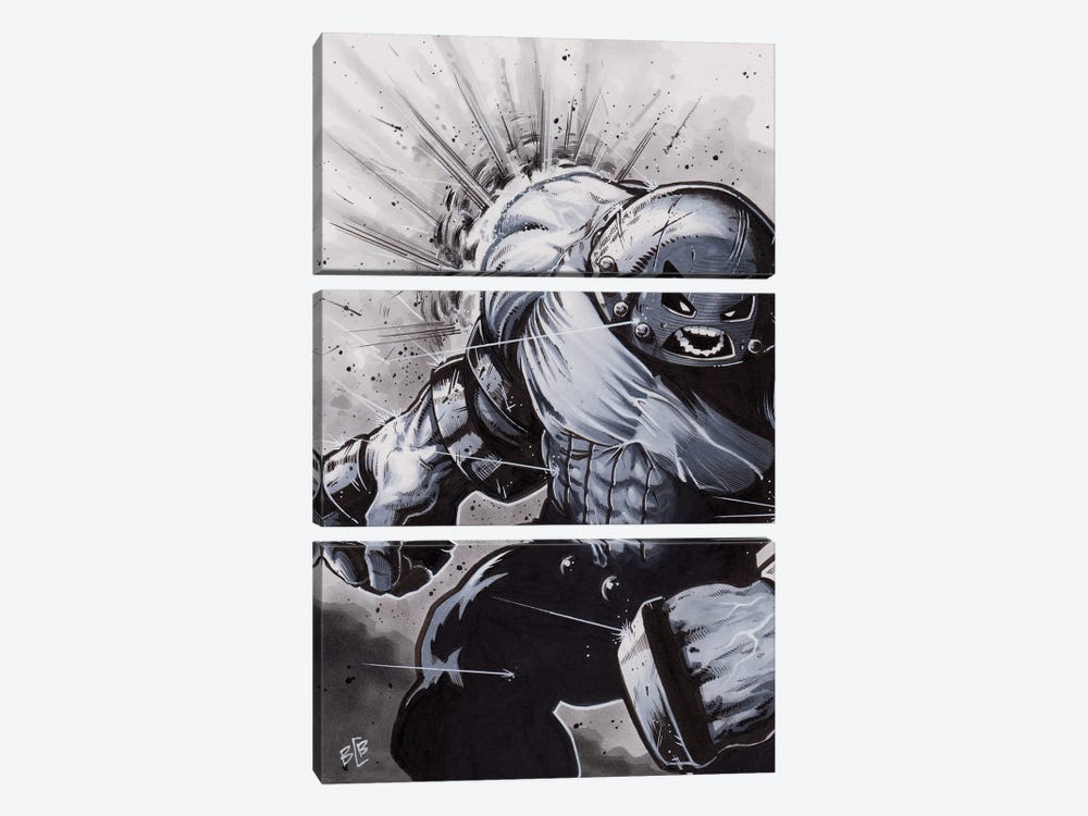 Juggernaut by Brendan Cullen-Benson 3-piece Canvas Print