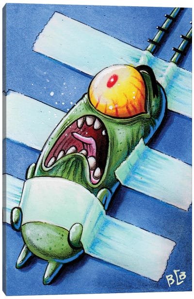 Plankton Canvas Art Print - Brendan Cullen-Benson