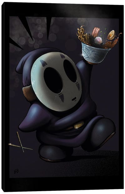 Shy Face Canvas Art Print - Limited Edition Video Game Art