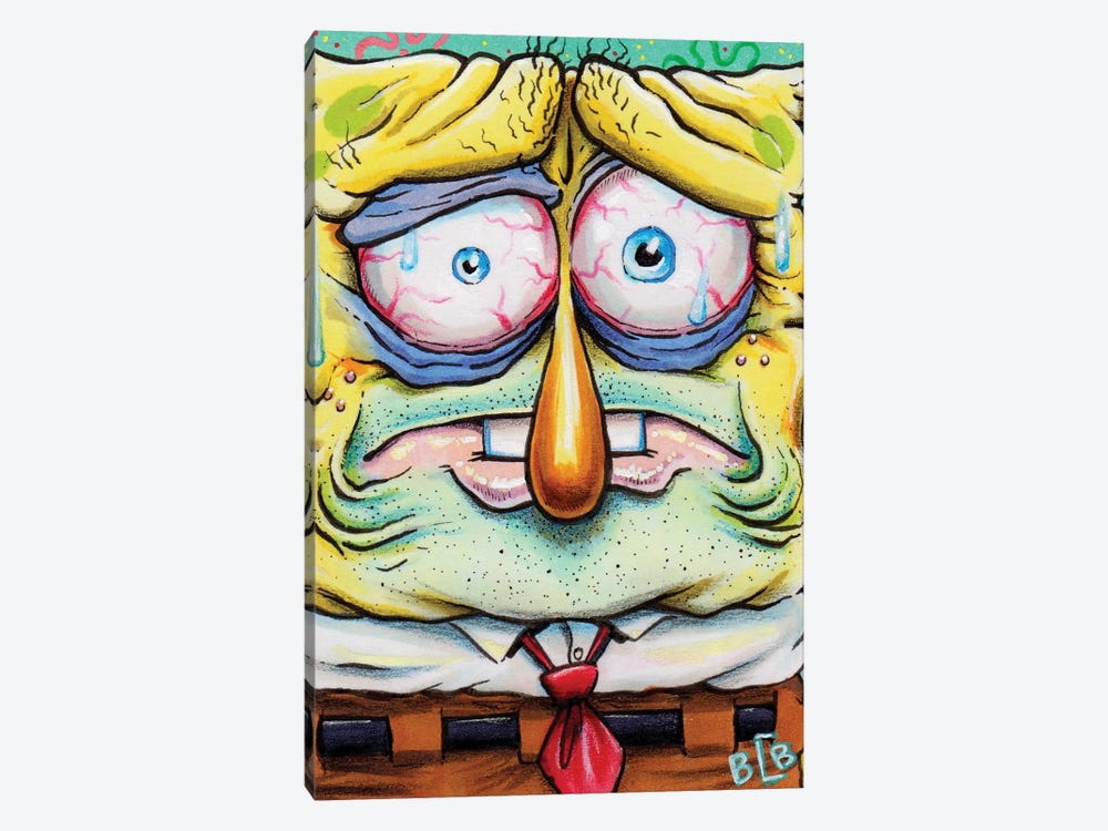 Spongebob Gross-Up by Brendan Cullen-Benson 1-piece Canvas Artwork