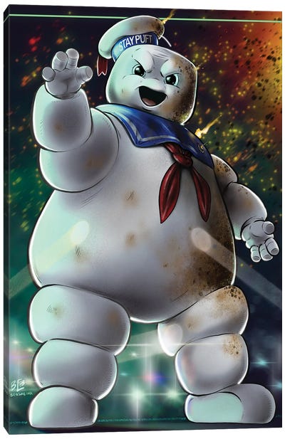 Stay Puft Canvas Art Print - Ghostbusters