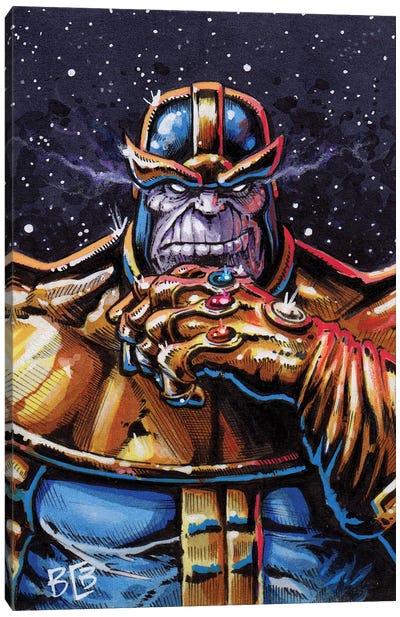 Thanos Canvas Art Print - Thanos