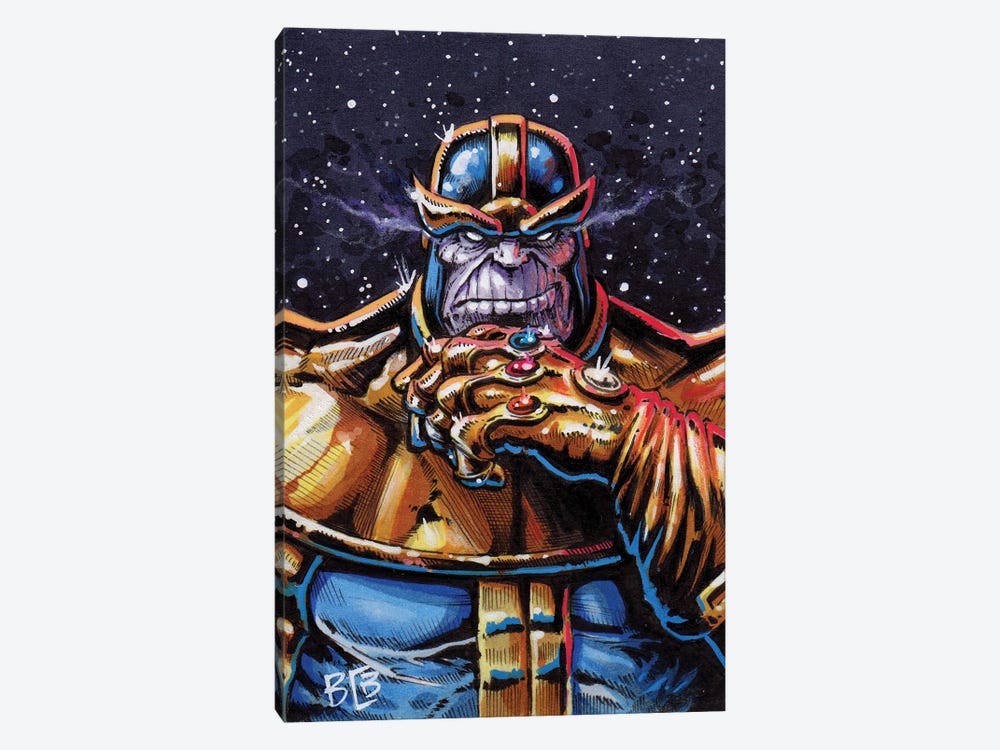 Thanos by Brendan Cullen-Benson 1-piece Canvas Wall Art