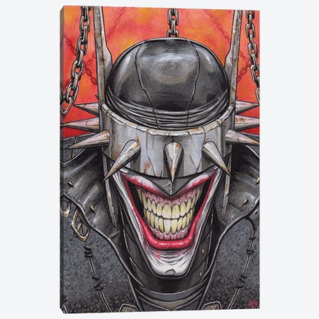 The Batman Who Laughs Canvas Print #BCB37} by Brendan Cullen-Benson Art Print