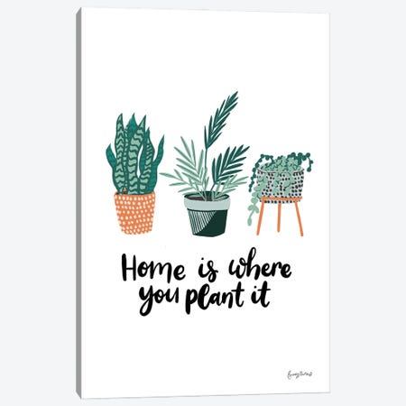 Plant It Canvas Print #BCK141} by Becky Thorns Canvas Artwork