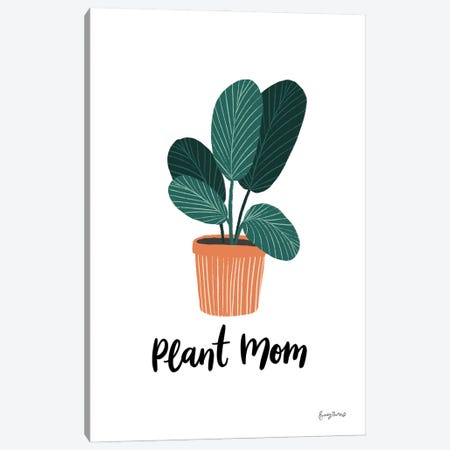Plant Mom Canvas Print #BCK143} by Becky Thorns Canvas Art