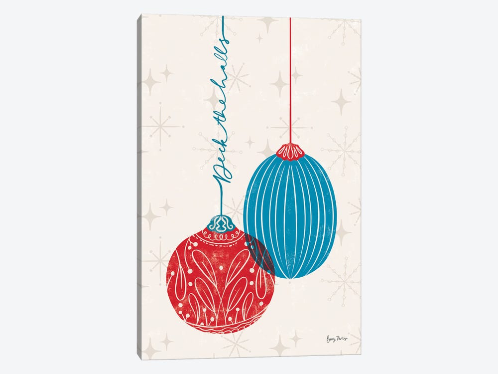 Retro Ornaments I by Becky Thorns 1-piece Canvas Art Print