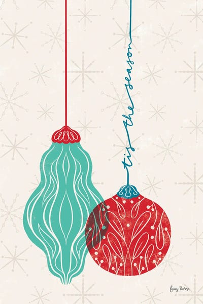 Vintage Christmas: Retro Ornaments III by Becky Thorns