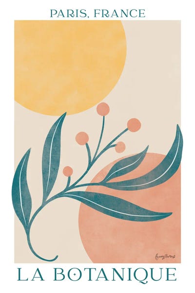 Becky Thorns: Botanical Poster IV by Becky Thorns