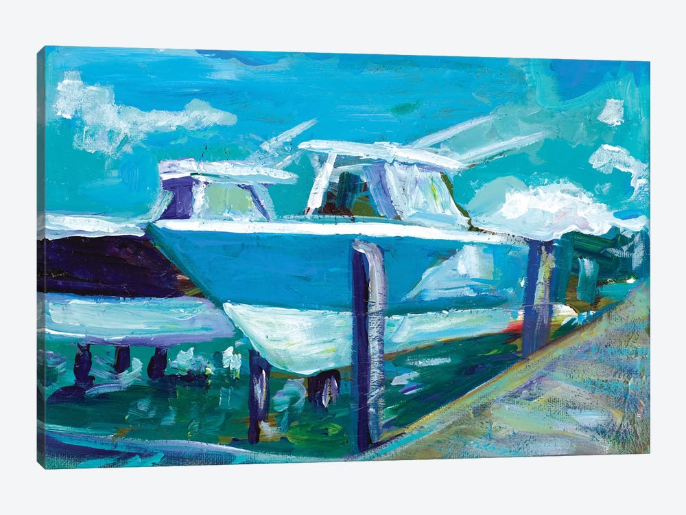 Docked Boats by Andy Beauchamp 1-piece Canvas Print