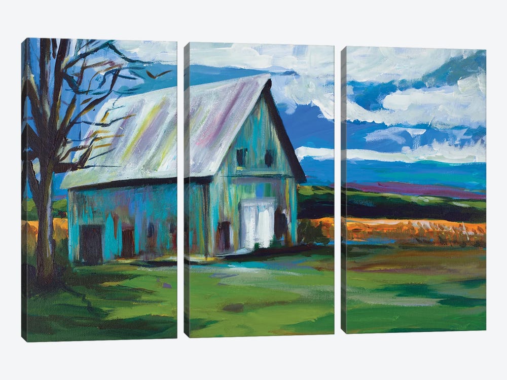 Old Barn by Andy Beauchamp 3-piece Canvas Artwork