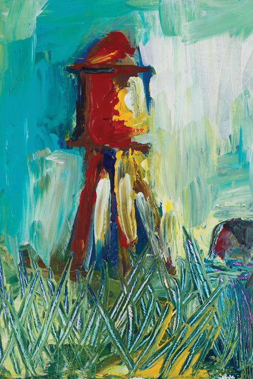 Painted Water Tower