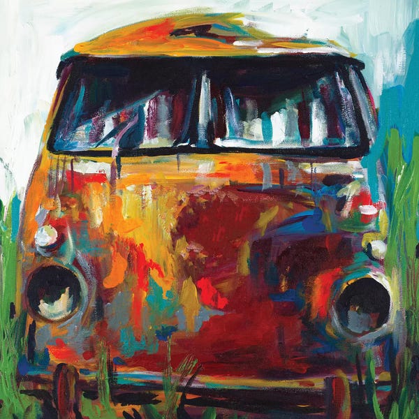 Volkswagen: Retro Love Bus by Andy Beauchamp