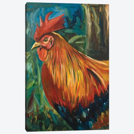 Rooster Canvas Print #BCM19} by Andy Beauchamp Art Print