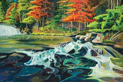 Running River I by Andy Beauchamp framed wall art