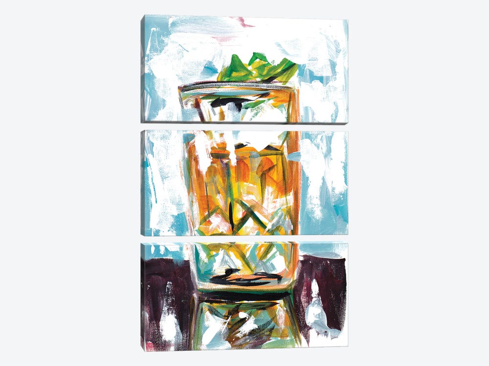 Drink on the Rocks by Andy Beauchamp 3-piece Canvas Artwork