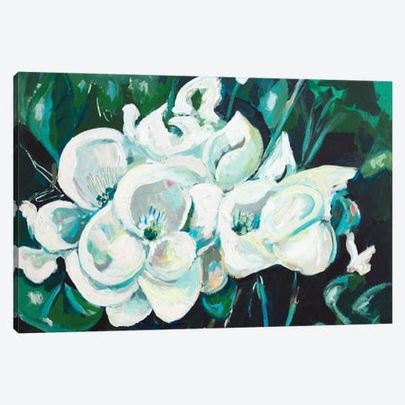Green into White Orchids Canvas Print #BCM27} by Andy Beauchamp Canvas Art Print
