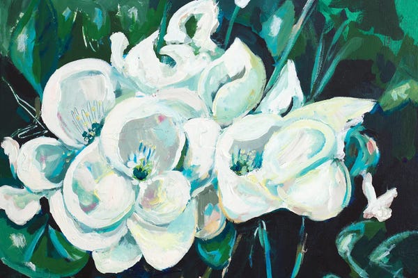 Green into White Orchids