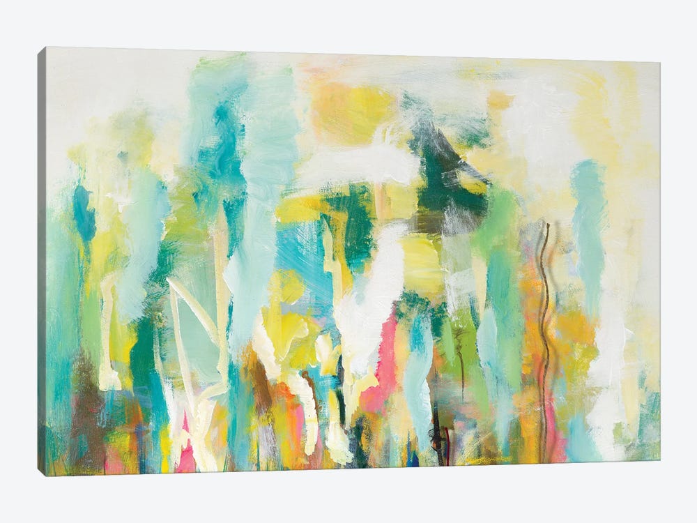 Mist of the Crowd Abstract by Andy Beauchamp 1-piece Canvas Artwork