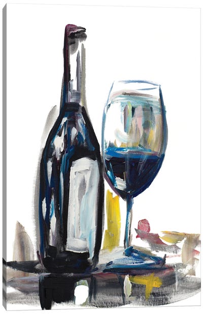 Time for Wine I Canvas Art Print - Drink & Beverage Art