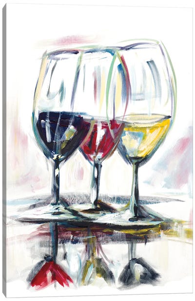 Time for Wine II Canvas Art Print - Large Art for Kitchen