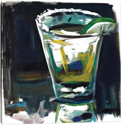 Margarita I Canvas Art Print - Cocktail & Mixed Drink Art