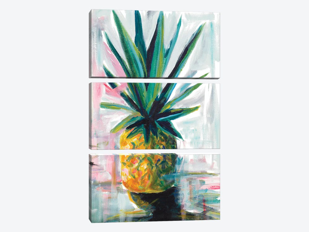 Pineapple by Andy Beauchamp 3-piece Canvas Art