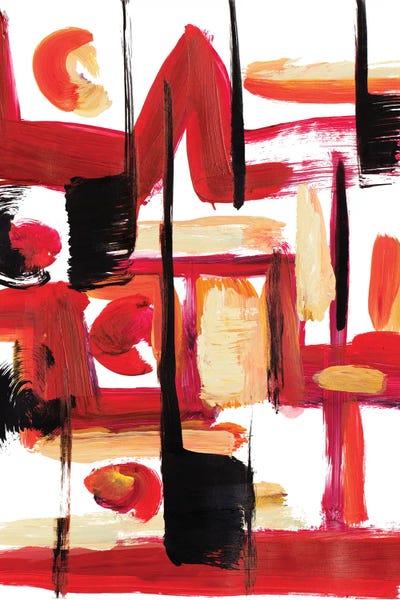 A Vision In Red Abstract