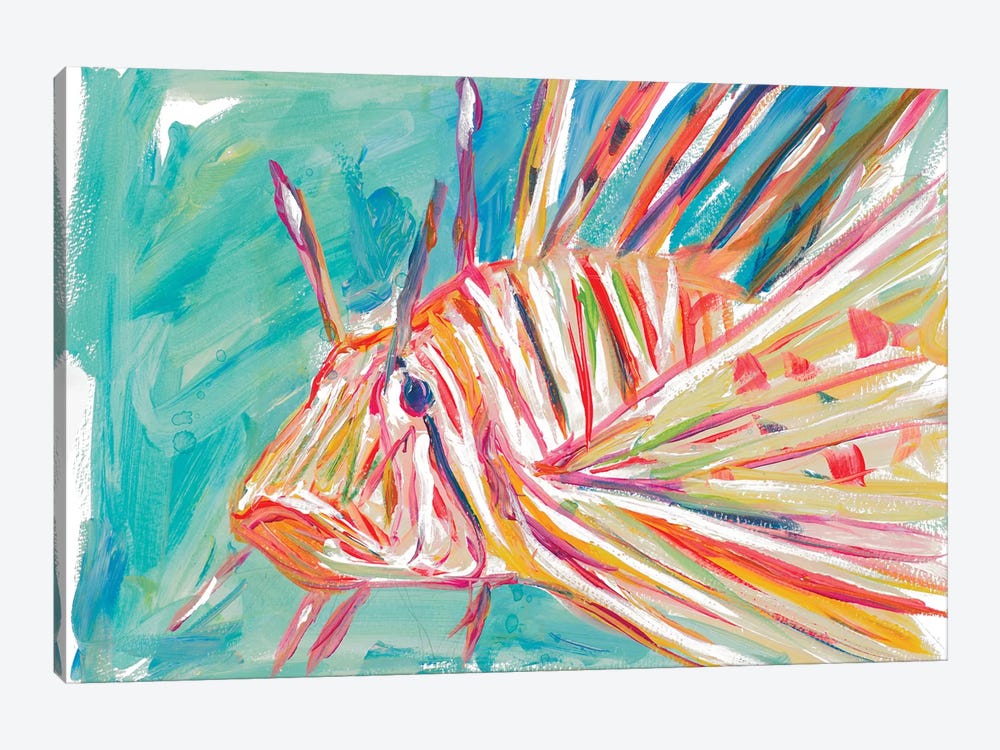 Colorful Fish by Andy Beauchamp 1-piece Canvas Artwork