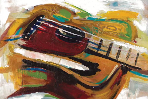 Guitars: Colorful Guitar by Andy Beauchamp