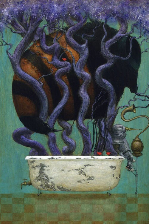 Honey Sucking by Bill Carman wall art