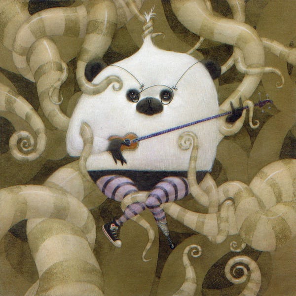 Steampunk: Long Neck Ukulele by Bill Carman