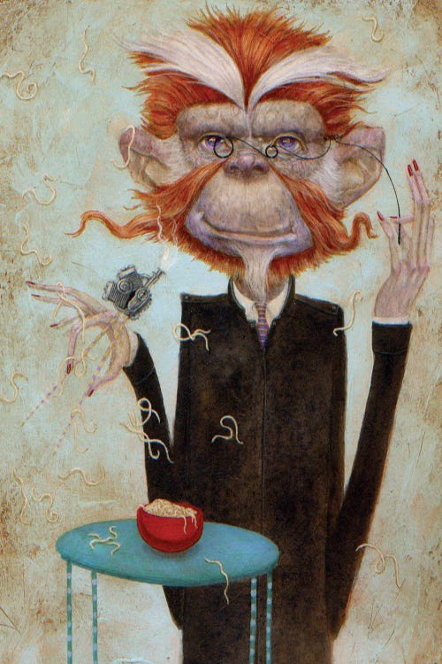 Motorized Chopsticks by Bill Carman wall art