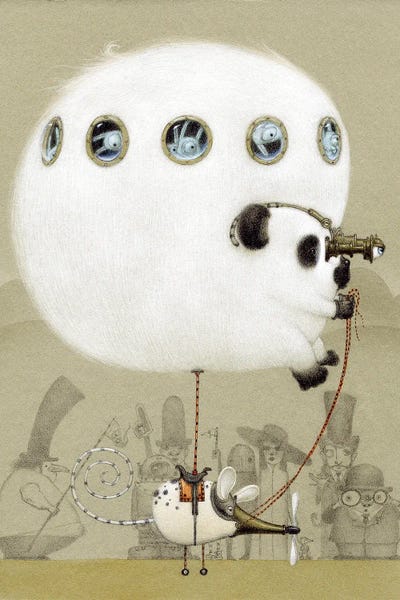 Whimsical Steampunk: Rah Rah Finish Line by Bill Carman